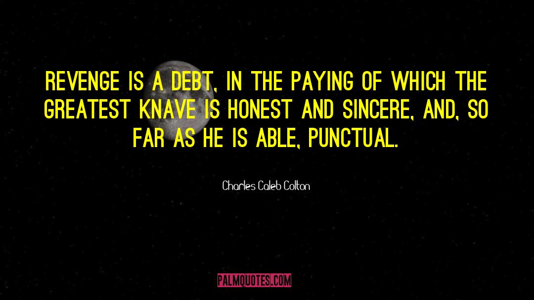 Personal Debt quotes by Charles Caleb Colton