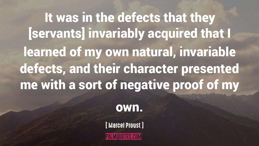 Personal Defects quotes by Marcel Proust