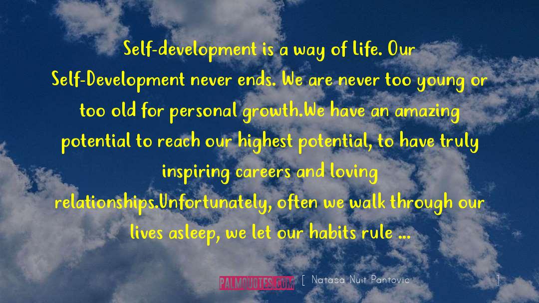 Personal Development Goals quotes by Natasa Nuit Pantovic