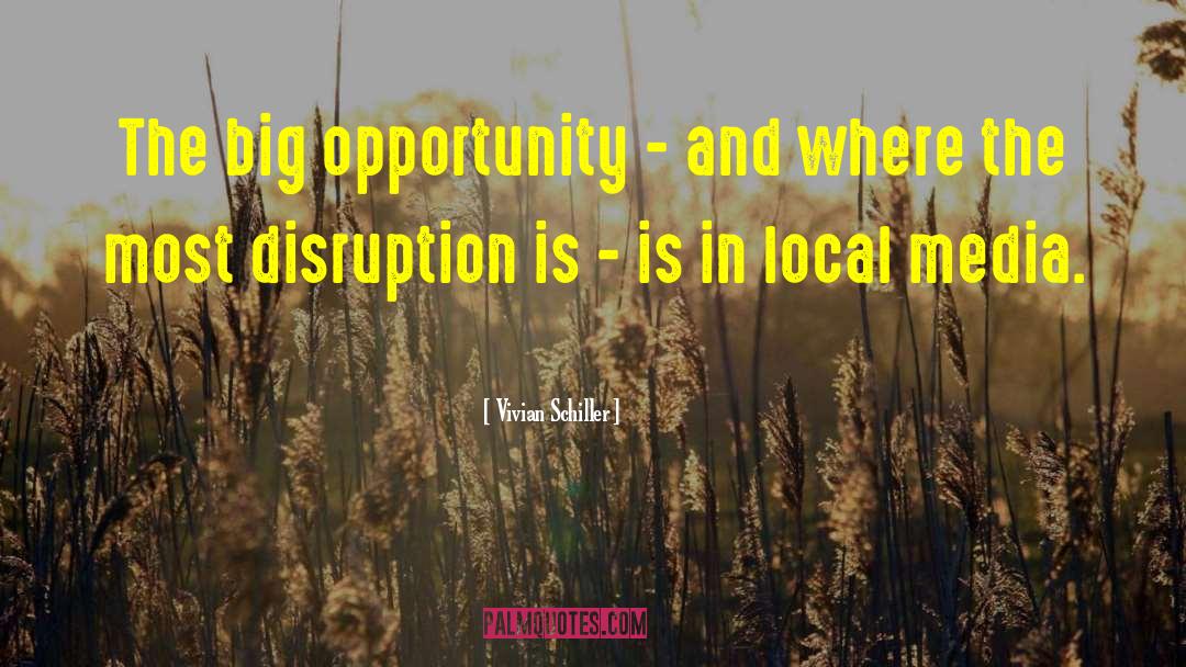 Personal Disruption quotes by Vivian Schiller