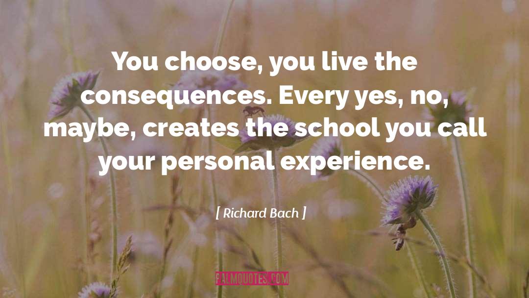 Personal Experience quotes by Richard Bach