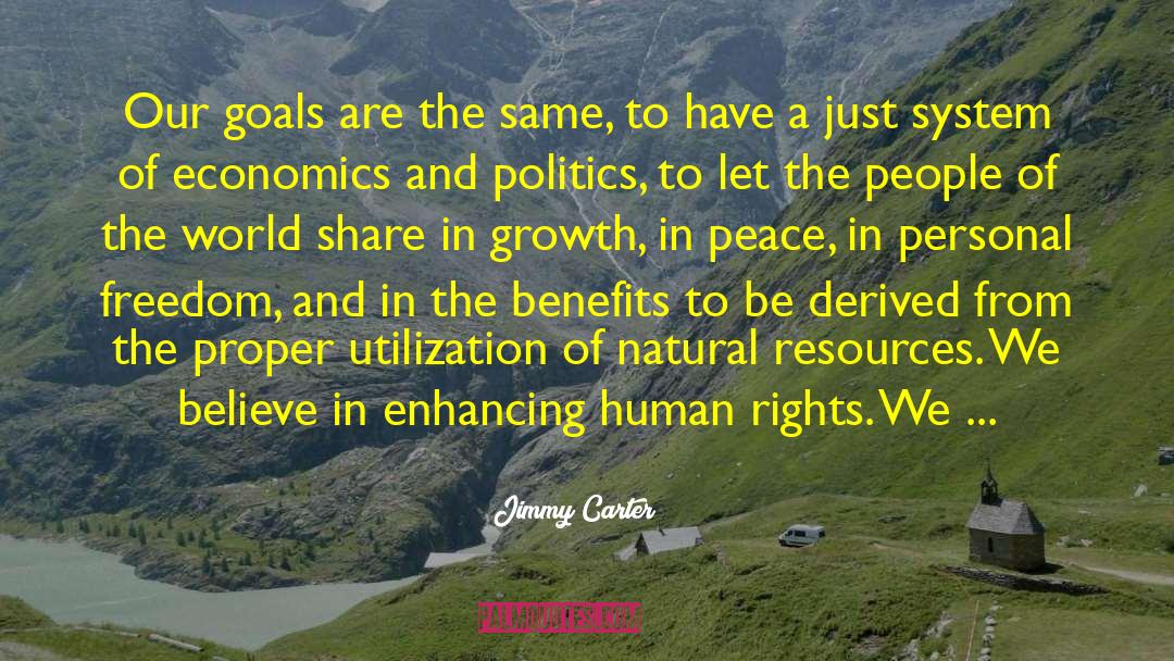 Personal Freedom quotes by Jimmy Carter