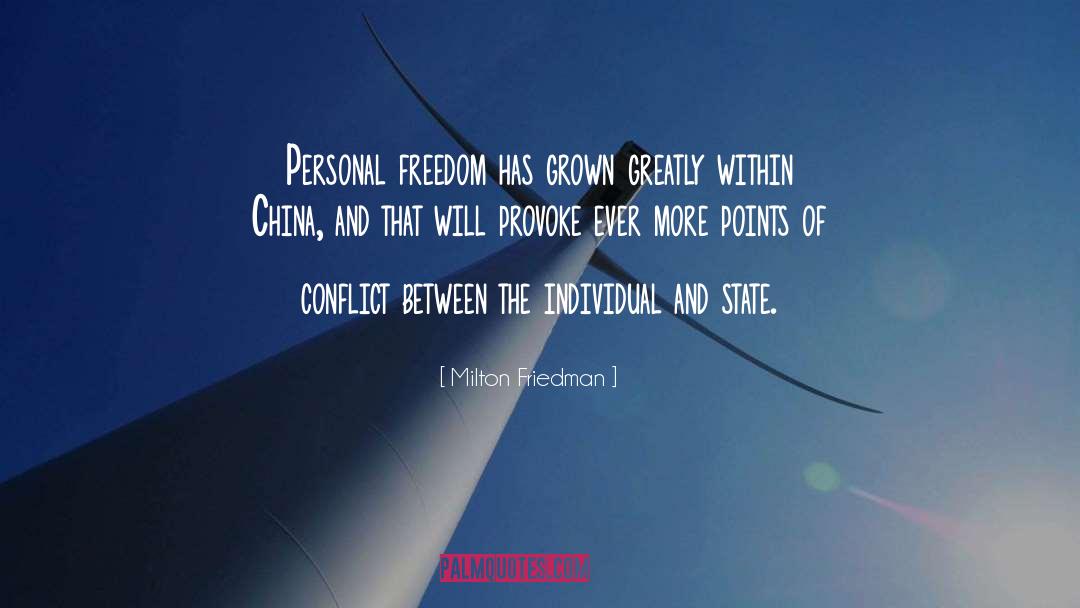Personal Freedom quotes by Milton Friedman