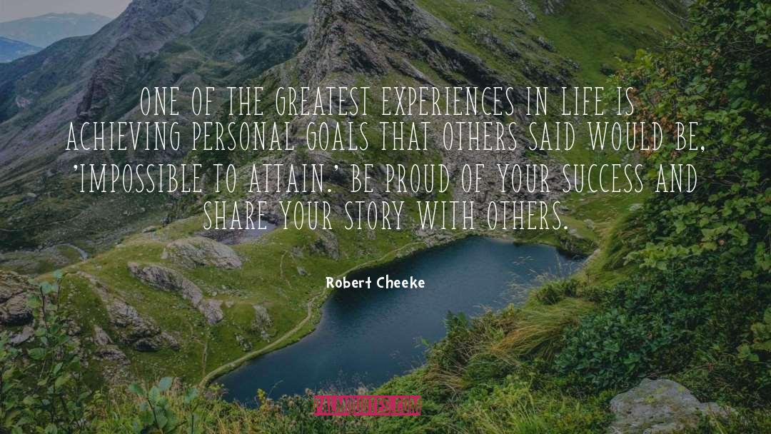 Personal Goals quotes by Robert Cheeke