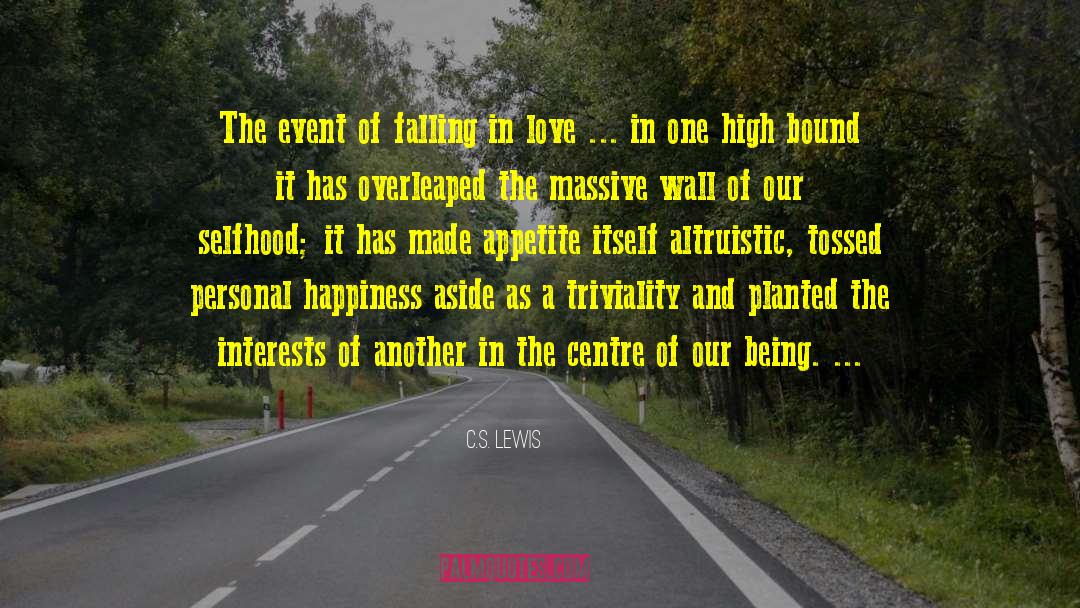 Personal Happiness quotes by C.S. Lewis