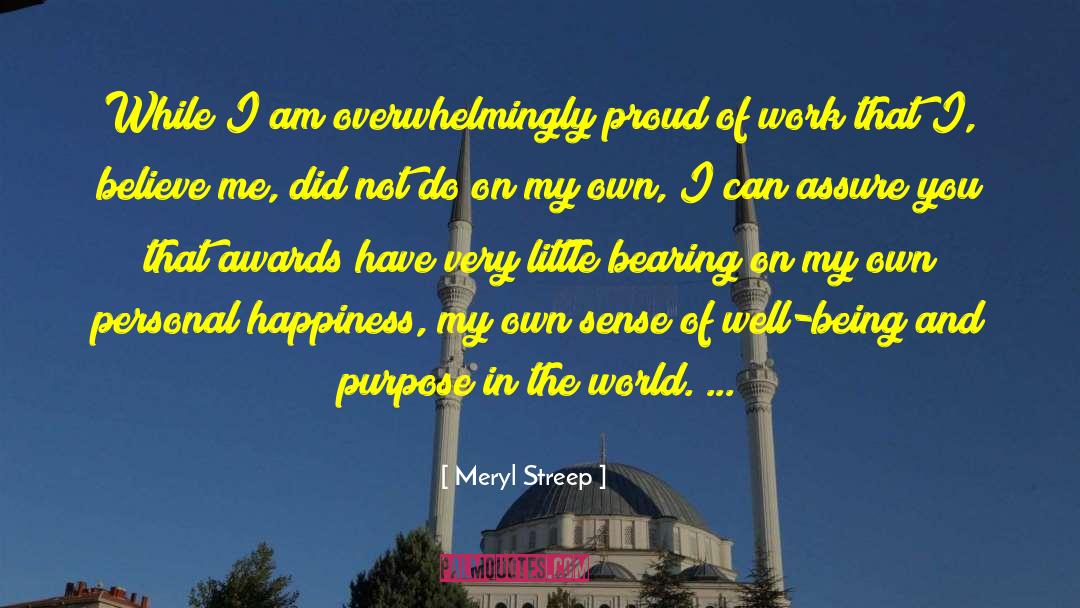 Personal Happiness quotes by Meryl Streep