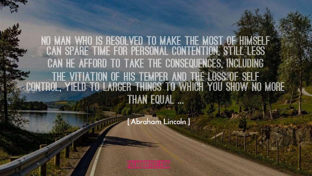 Personal Interest quotes by Abraham Lincoln