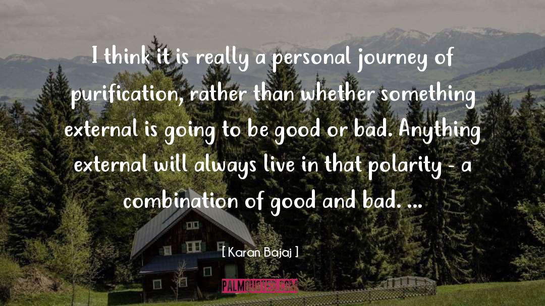 Personal Journey quotes by Karan Bajaj