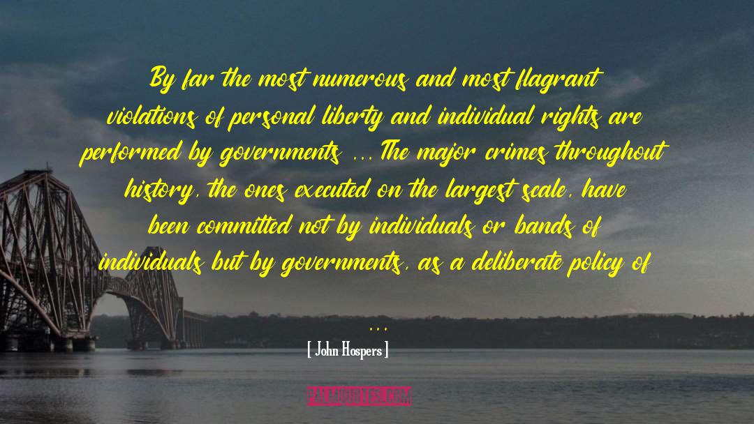 Personal Liberty quotes by John Hospers
