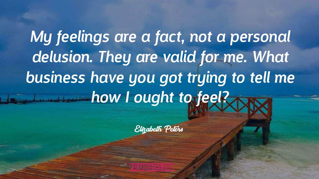 Personal Loss quotes by Elizabeth Peters