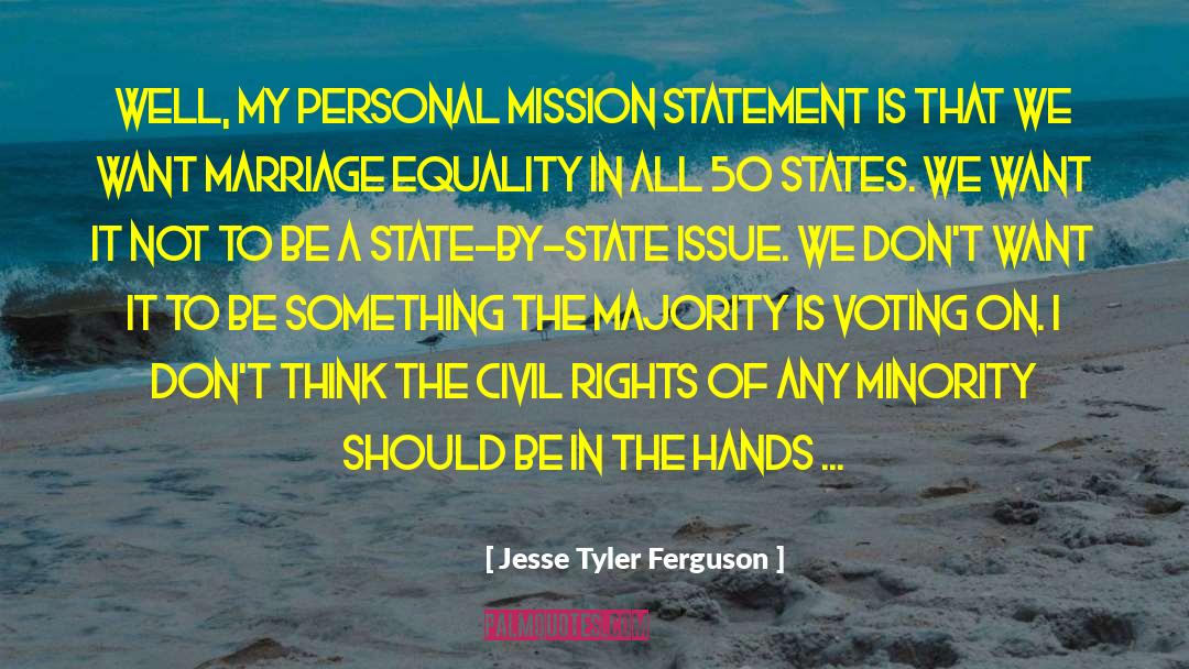 Personal Mission Statement quotes by Jesse Tyler Ferguson