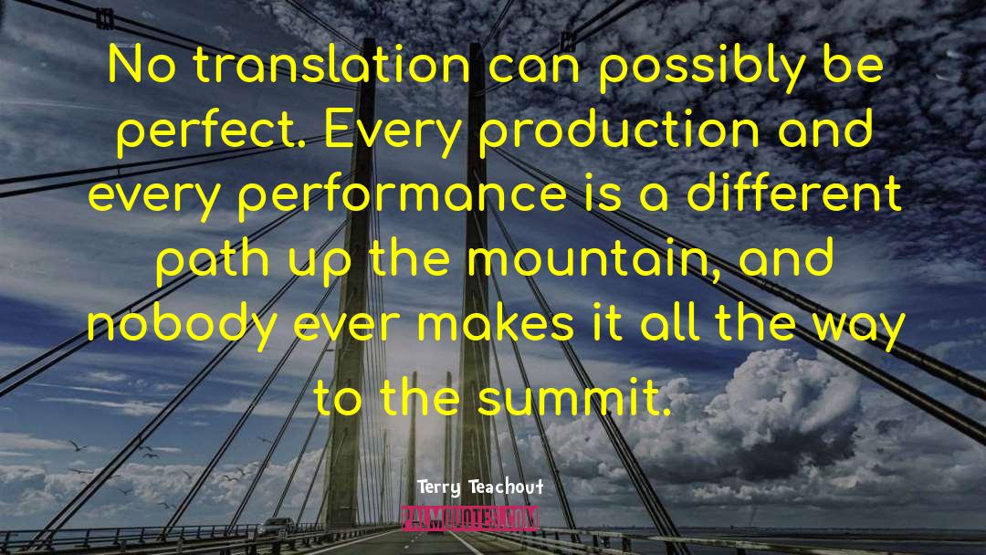 Personal Performance quotes by Terry Teachout