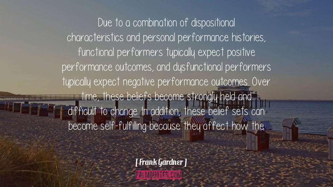 Personal Performance quotes by Frank Gardner