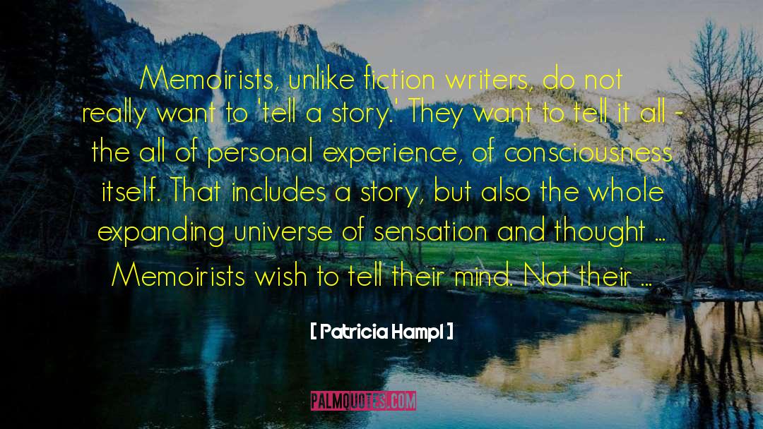 Personal Philosophy quotes by Patricia Hampl