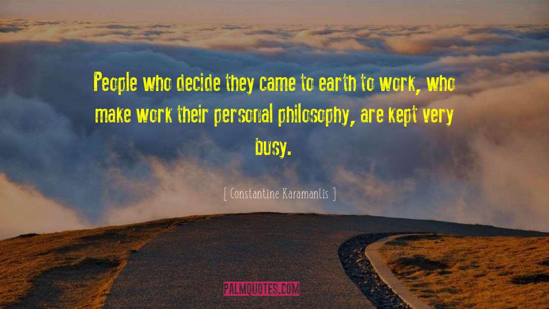 Personal Philosophy quotes by Constantine Karamanlis