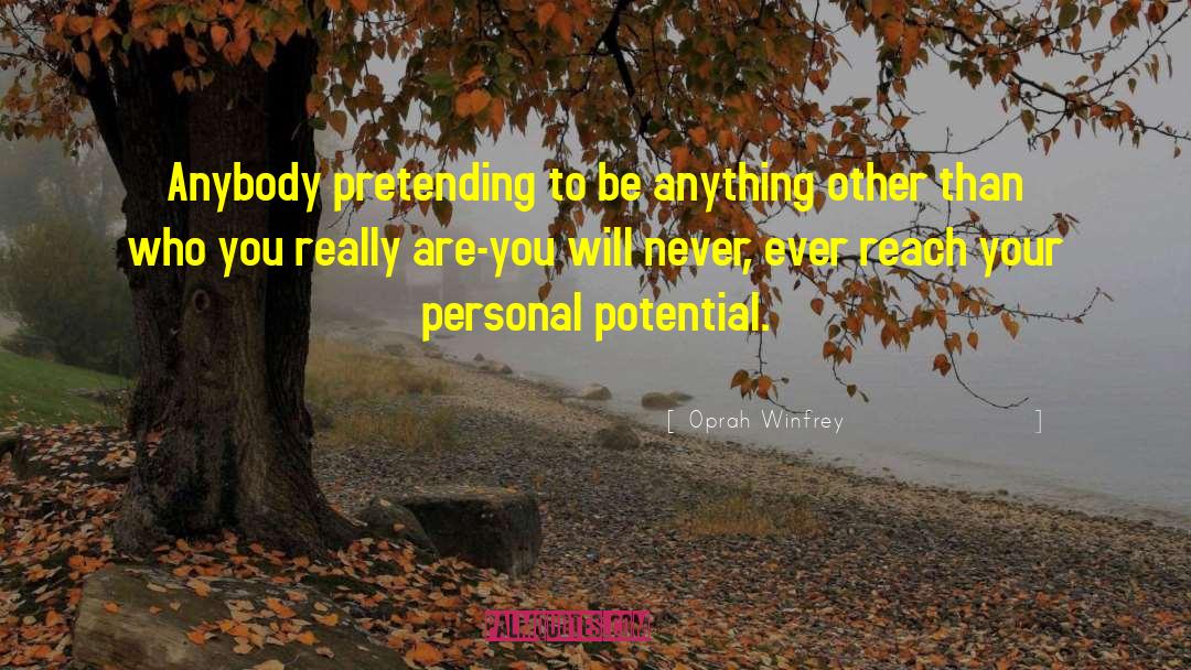Personal Potential quotes by Oprah Winfrey