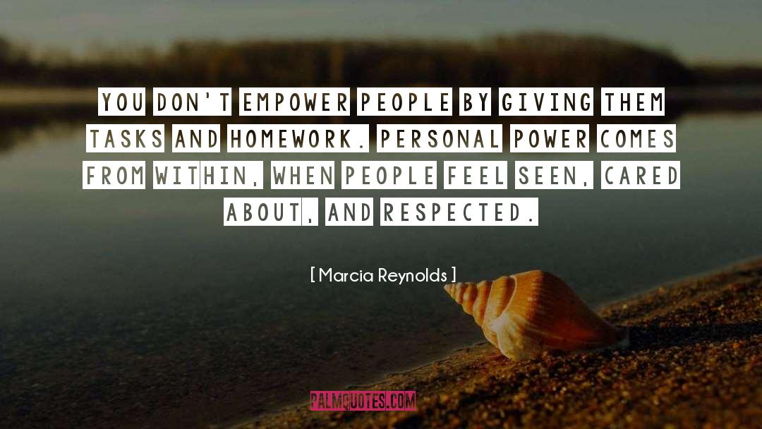 Personal Power quotes by Marcia Reynolds