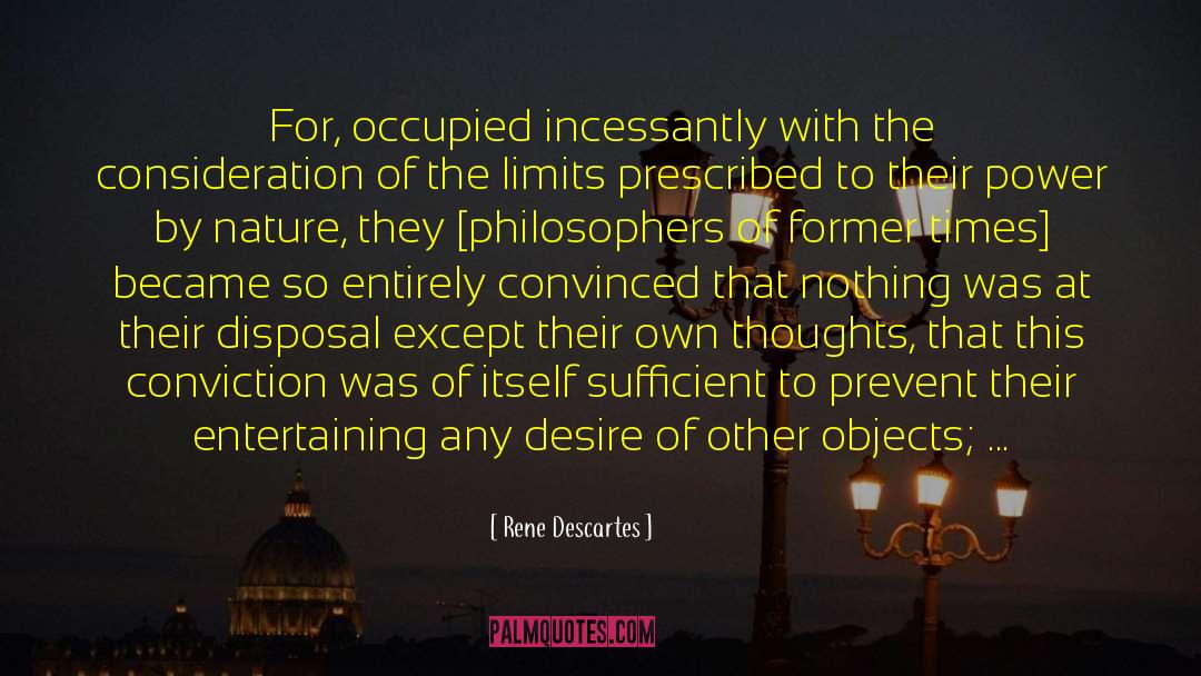 Personal Power quotes by Rene Descartes