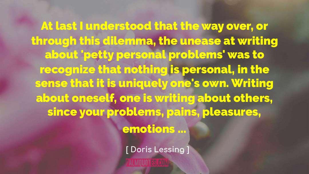 Personal Problems quotes by Doris Lessing