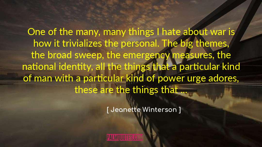 Personal Protection quotes by Jeanette Winterson