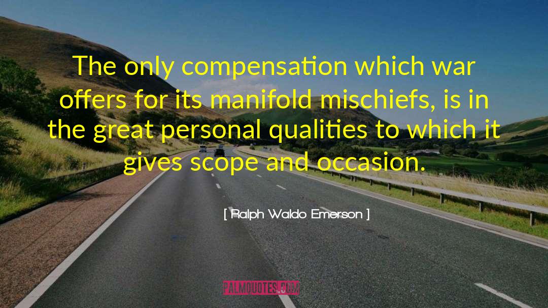 Personal Qualities quotes by Ralph Waldo Emerson