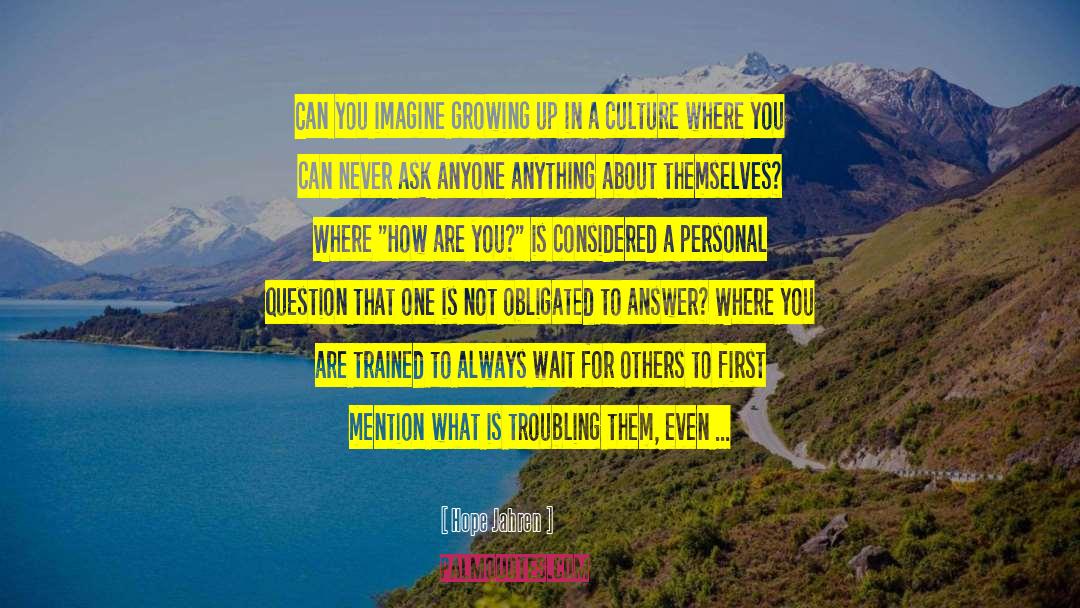 Personal Question quotes by Hope Jahren