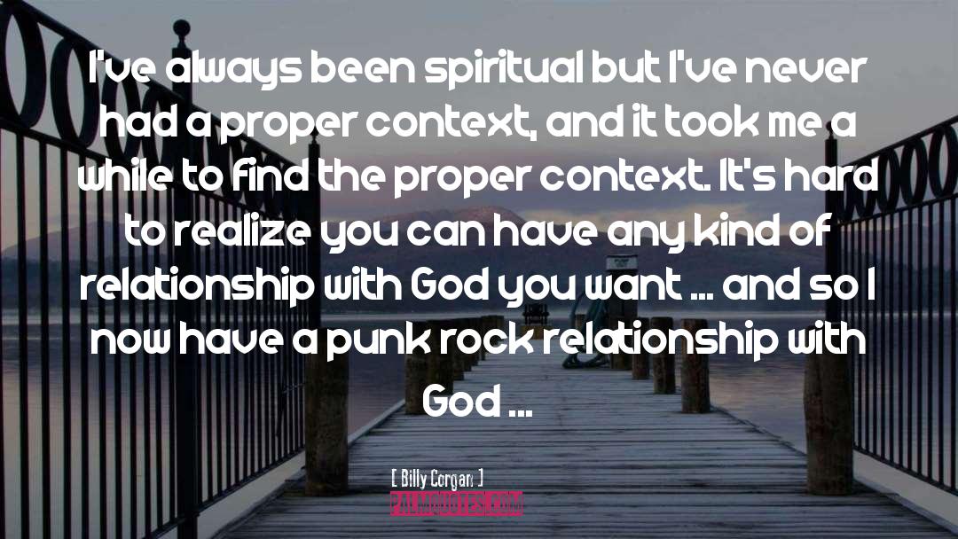 Personal Relationship With God quotes by Billy Corgan