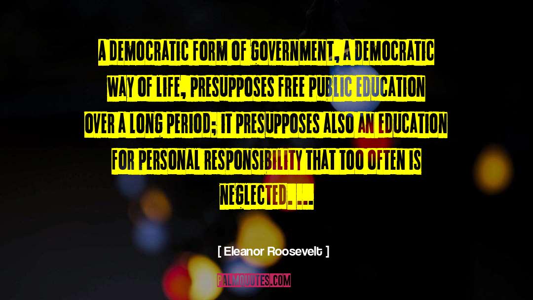 Personal Responsibility quotes by Eleanor Roosevelt