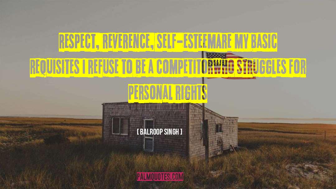 Personal Rights quotes by Balroop Singh