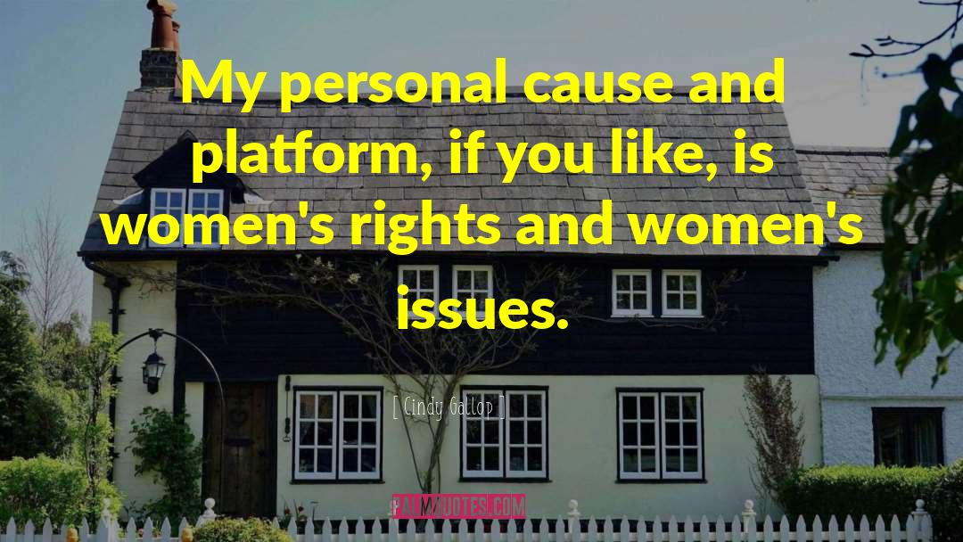 Personal Rights quotes by Cindy Gallop
