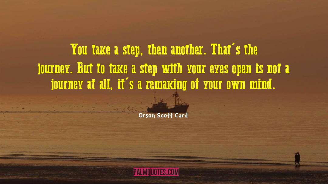 Personal Roadmap quotes by Orson Scott Card