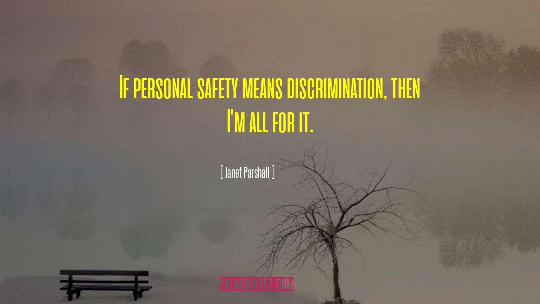 Personal Safety quotes by Janet Parshall