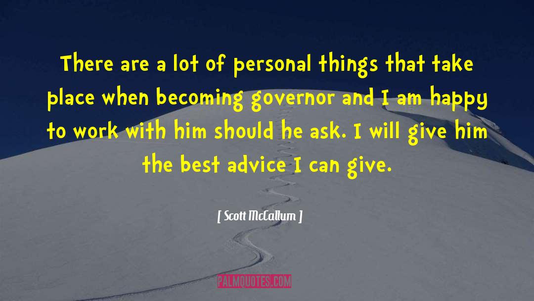 Personal Things quotes by Scott McCallum