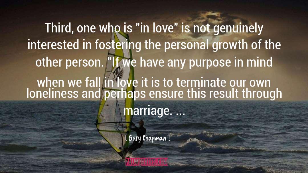 Personal Tragedy quotes by Gary Chapman