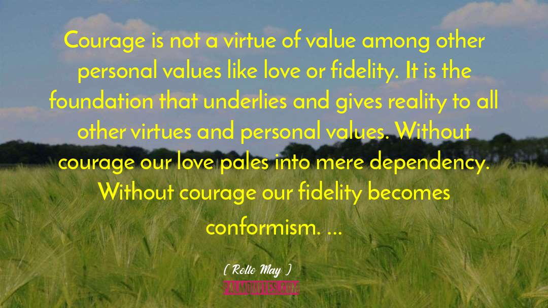 Personal Values quotes by Rollo May