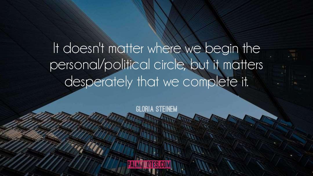 Personal Values quotes by Gloria Steinem