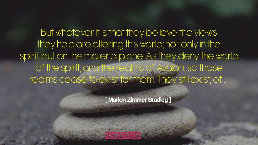 Personal Views quotes by Marion Zimmer Bradley