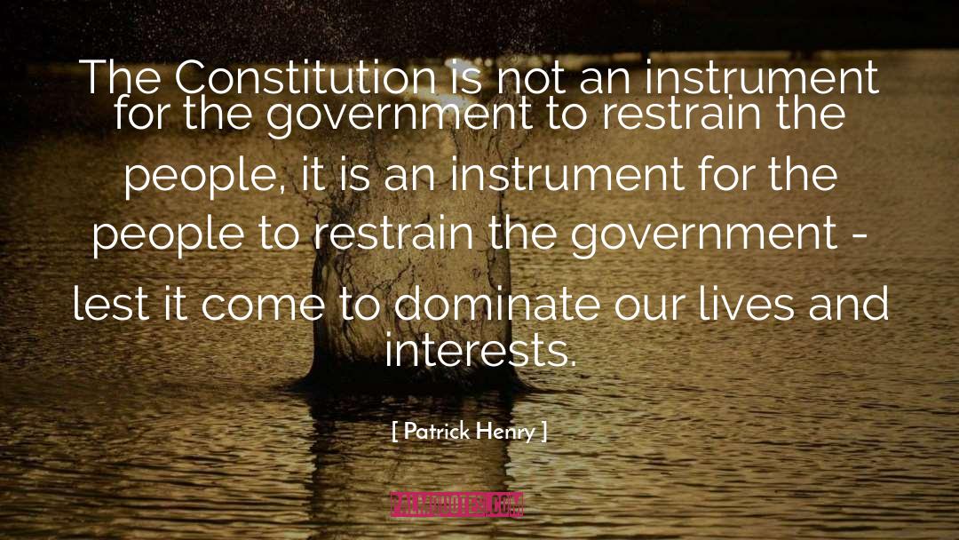 Personality Politics quotes by Patrick Henry