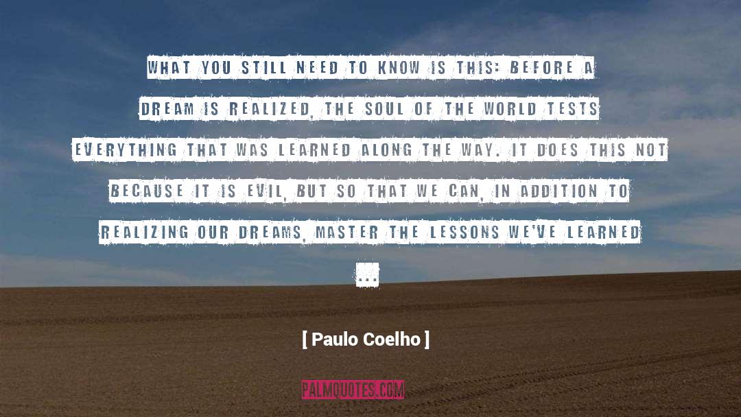 Personality Tests quotes by Paulo Coelho