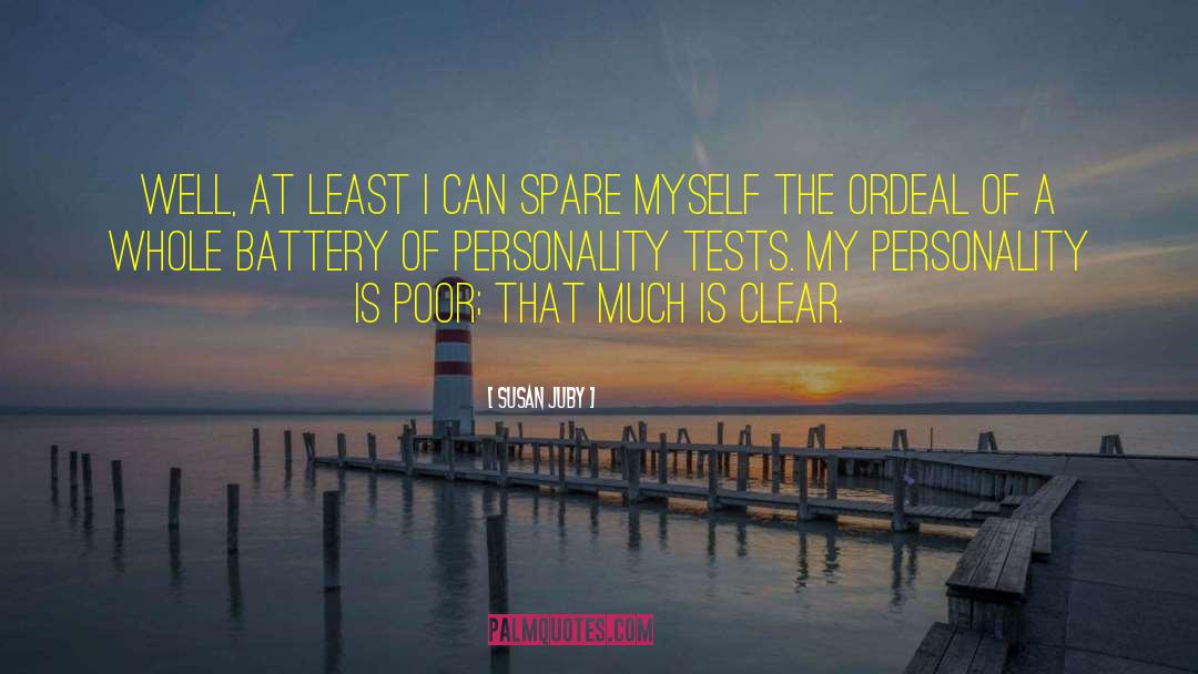 Personality Tests quotes by Susan Juby