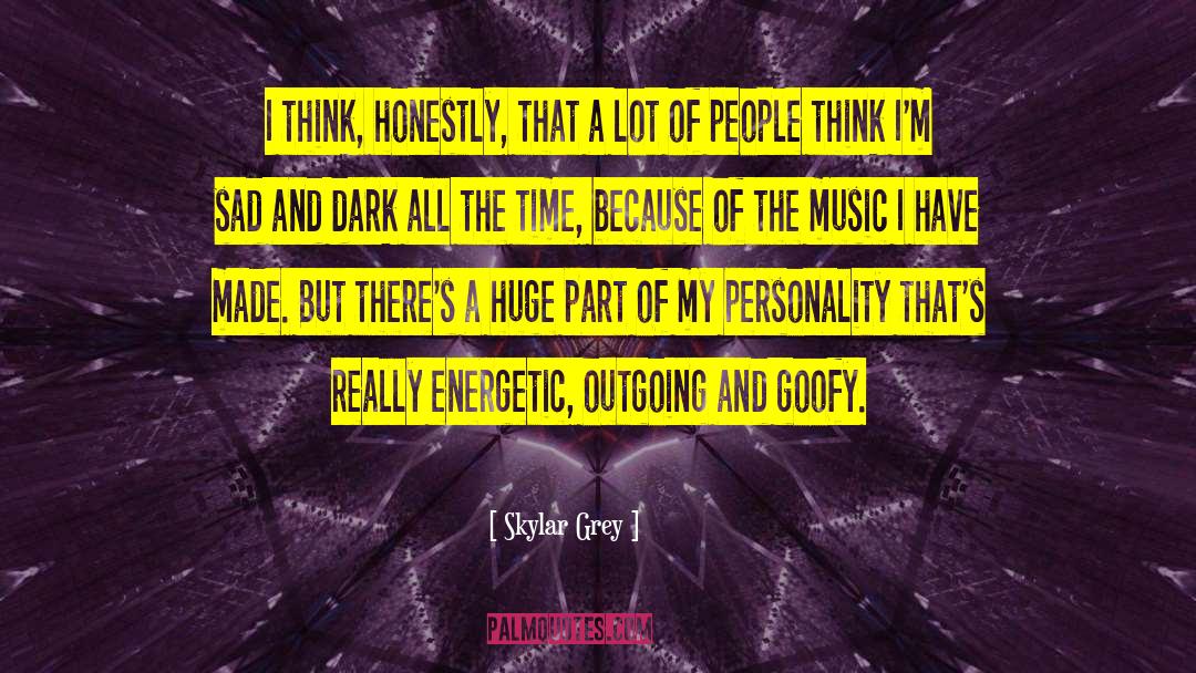 Personality Theory quotes by Skylar Grey