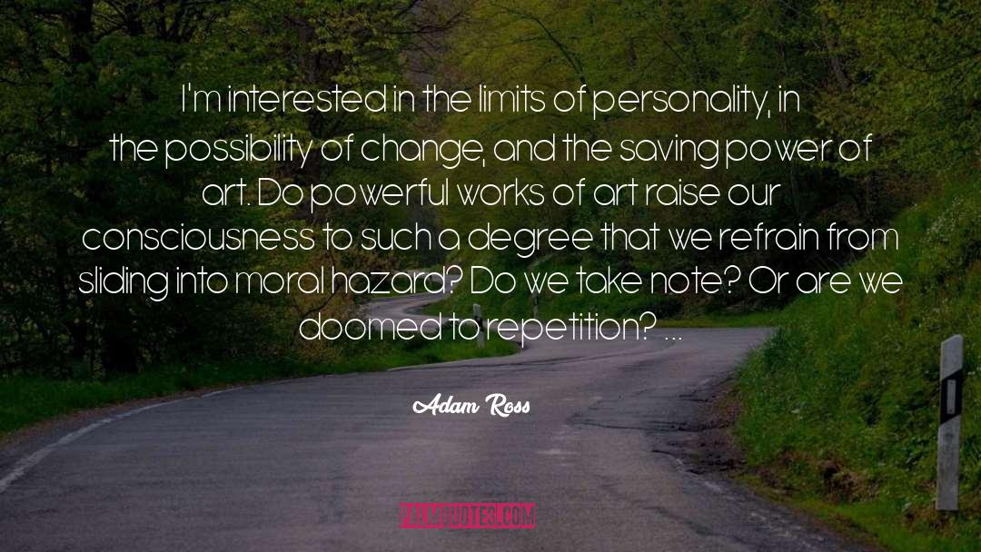 Personality Traits quotes by Adam Ross