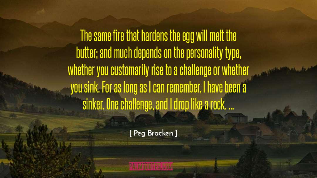 Personality Type quotes by Peg Bracken