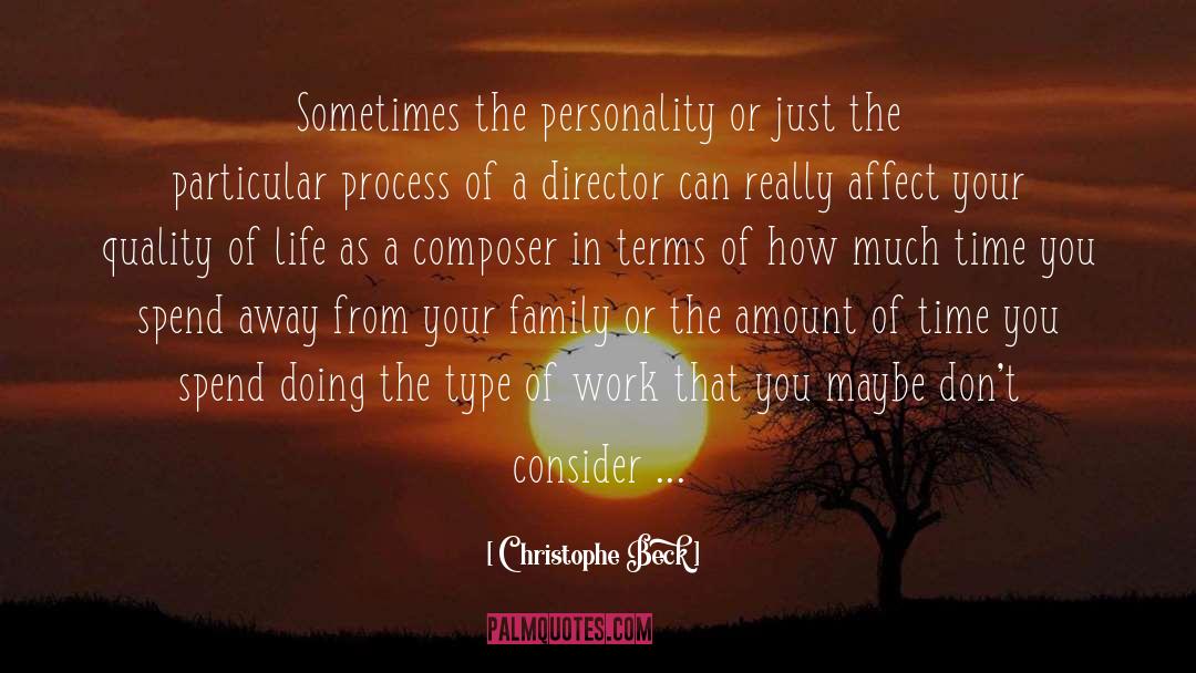 Personality Type Test quotes by Christophe Beck