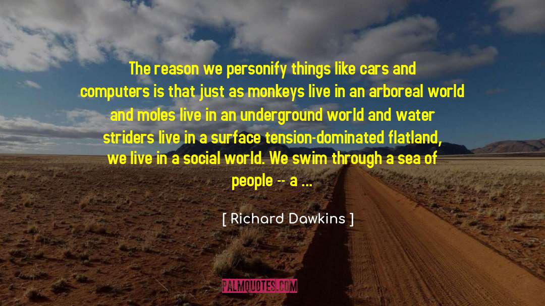Personification quotes by Richard Dawkins