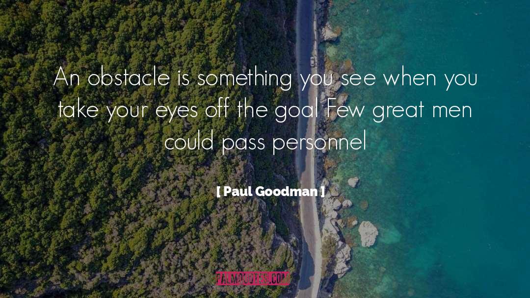 Personnel quotes by Paul Goodman