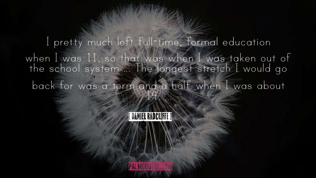 Perspective About Education quotes by Daniel Radcliffe