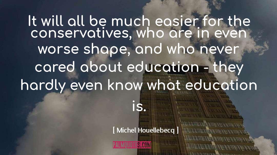 Perspective About Education quotes by Michel Houellebecq