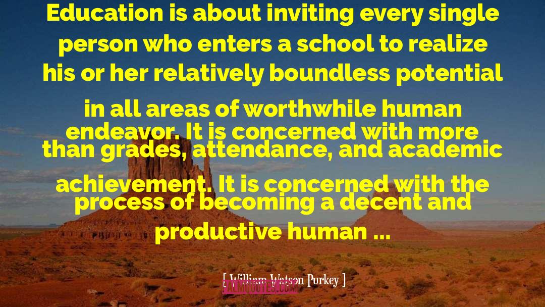 Perspective About Education quotes by William Watson Purkey