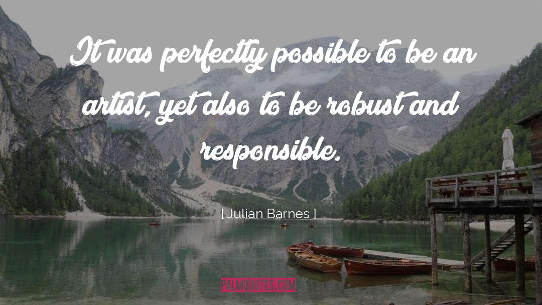Perspective Artist quotes by Julian Barnes